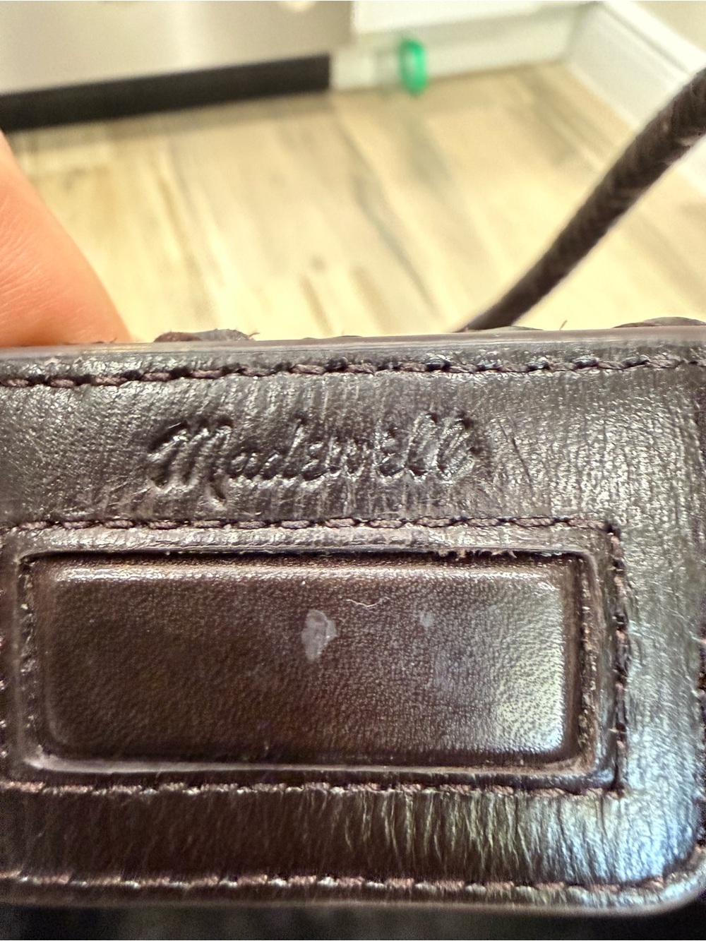 Madewell Woven leather Tote Bag - Dark Brown - Picture 4 of 6